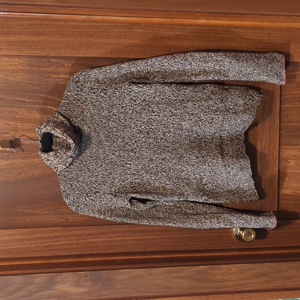 Wool Knit Turtleneck Sweater